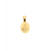 Złoty medalik z wizerunkiem Matki Boskiej Szkaplerznej
