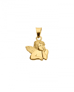 Medalik złoty aniołek