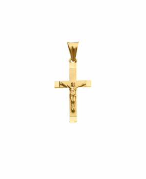 Krzyżyk złoty z wizerunkiem Jezusa
