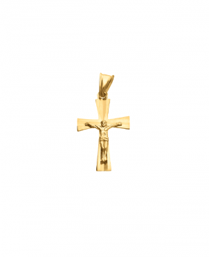 Krzyżyk złoty z Panem Jezusem